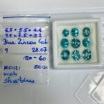 Zircon Parcel 28.07 ct | Oval | Sky Blue | Ratanakiri, Cambodia - Image 4