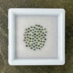 Sapphire Parcel (65 pcs) | 1.40 mm Precision-Cut Brilliant | Bluish Green | Songea, Tanzania | No Heat - Image 2