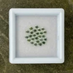 Sapphire Parcel (25 pcs) | 2.00 mm Precision-Cut Brilliant | Bluish Green | Songea, Tanzania | No Heat - Image 2
