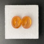 Mandarin Garnet Pair 8.25 ct | 10 x 8 mm Oval | Mandarin Orange | Loliondo, Tansania - Image 4
