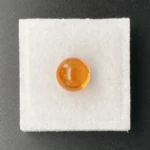 Mandarin Garnet 4.72 ct | 8 mm Round Cabochon | Fanta Orange | Iseyin, Nigeria