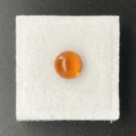 Mandarin Garnet 2.29 ct | Round Cabochon | Redish-Orange | Iseyin, Nigeria