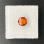 Mandarin Garnet 2.29 ct | Round Cabochon | Redish-Orange | Iseyin, Nigeria - Image 3