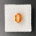 Mandarin Garnet 3.38 ct | Oval Cabochon| Fanta Orange | Iseyin, Nigeria - Image 3