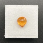Mandarin Garnet 2.93 ct  | Pear Shape Cabochon | Fanta Orange | Iseyin, Nigeria
