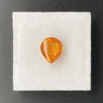 Mandarin Garnet 2.93 ct  | Pear Shape Cabochon | Fanta Orange | Iseyin, Nigeria - Image 3