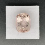 Morganite 10.63 ct | Cushion | Portuguese Cut | Light Pink | Brazil - Image 3