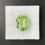 Peridot 6.07 ct | Oval | Apple Green | Sapat Gali, Pakistan