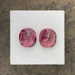 Rhodolite Garnet Pair 7.36 ct  | Oval | Pinkish Red | Umba Valley, Tanzania - Image 3