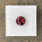 Rhodolite Garnet 3.09 ct | Round | Cinnabar Red | Umba Valley, Tanzania
