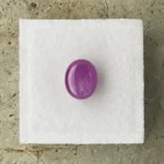 Ruby 3.09 ct | Oval Cabochon | Pinkish Red | Johnson, Tanzania | Untreated - Image 3