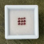 Sapphire Parcel (9 pcs) | 2.30 mm Precision-Cut Brilliant | Bronze-Rosé Color | Songea, Tanzania