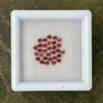 Sapphire Parcel (30 pcs) | 1.80 mm Precision-Cut Brilliant | Golden-Rosé Color | Songea, Tanzania