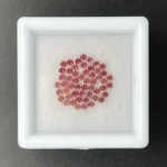 Sapphire Parcel (52 pcs) | 1.50 mm Precision-Cut Brilliant | Pinkish Orange | Songea, Tanzania - Image 2