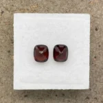 Spinel Pair 2.18 ct | Cushion | Burgundy Red  | Mogok, Burma (Myanmar) - Image 4