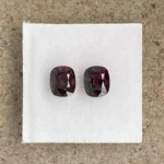 Spinel Pair 2.56 ct | Cushion | Maroon Red | Mogok, Burma (Myanmar) - Image 3
