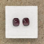Spinel Pair 2.56 ct | Cushion | Maroon Red | Mogok, Burma (Myanmar) - Image 4