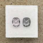 Spinel Companion Pair 3.20 ct | Cushion |  bluish & purplish  | Mogok, Burma (Myanmar) - Image 4