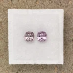 Spinel Companion Pair 1.46 ct | Cushion | Violet & Orangy Pinkl | Mogok, Burma (Myanmar) - Image 2