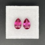 Spinel Pair 3.05 ct | Pear Shape | Pinkish Red |  Mogok, Burma (Myanmar) - Image 3