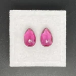 Spinel Pair 3.05 ct | Pear Shape | Pinkish Red |  Mogok, Burma (Myanmar) - Image 4
