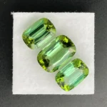 Tourmaline Set 12.69 ct | Cushion Cut | Mint Green | Rubaya, Congo (DRC) - Image 2