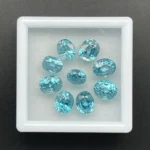 Zircon Parcel 27.91 ct | Oval | Sky Blue | Ratanakiri, Cambodia - Image 3
