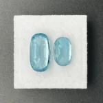 Zircon Companion Pair 10.85 ct | Long Cushion | Baby Blue | Ratanakiri, Cambodia - Image 3
