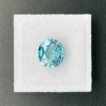 Zircon 4.19 ct | Oval | Sky Blue | Ratanakiri, Cambodia
