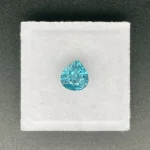 Zircon 2.66 ct | Pear Shape | Sky Blue | Ratanakiri, Cambodia