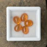 Mandarin Garnet Parcel 10.88 ct | Oval Cabochon | Fanta Orange | Iseyin, Nigeria