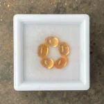 Mandarin Garnet Parcel 4.47 ct | Oval Cabochon | Fanta Orange | Iseyin, Nigeria - Image 2