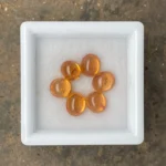 Mandarin Garnet Parcel 5.81 ct | Oval Cabochon | Fanta Orange | Iseyin, Nigeria