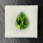 Peridot 36.05 ct | Pear shape | Apple Green | Sapat Gali, Pakistan - Image 2