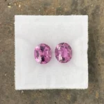 Umbalite (Rhodolite Garnet) Pair 3.53 ct  | Oval | Violet Pink | Umba Valley, Tanzania - Image 2