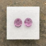 Umbalite (Rhodolite Garnet) Pair 3.53 ct  | Oval | Violet Pink | Umba Valley, Tanzania - Image 3