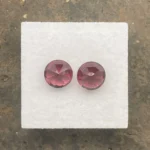 Rhodolite Garnet Pair 4.28 ct | Round | Orangy Red | Umba Valley, Tanzania - Image 3