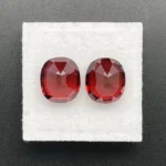 Rhodolite Garnet Pair 10.22 ct | Oval | Orange Red | Umba Valley, Tanzania - Image 3
