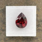 Rhodolite Garnet 6.82 ct | Pear Shape | Merlot Red | Umba Valley, Tanzania - Image 2