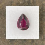 Rhodolite Garnet 6.12 ct | Pear Shape | Purplish Red | Umba Valley, Tanzania