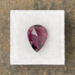 Rhodolite Garnet 6.12 ct | Pear Shape | Purplish Red | Umba Valley, Tanzania - Image 3