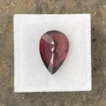 Rhodolite Garnet 7.51 ct | Pear Shape | Carmine Red | Umba Valley, Tanzania - Image 3