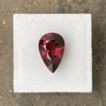 Rhodolite Garnet 5.58 ct | Pear Shape | Carmine Red | Umba Valley, Tanzania