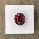 Rhodolite Garnet 7.52 ct | Oval | Burgundy Red | Umba Valley, Tanzania - Image 4
