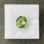 Tourmaline 3.43 ct | Oval | Lime Green | Rubaya, Congo