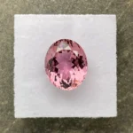 Tourmaline 6.29 ct | Oval | Cherry blossom Pink | Minas Gerais, Brazil - Image 2