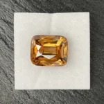 Zircon 24.21 ct | Cushion | Golden Straw Yellow | Ratnapura, Sri Lanka - Image 4